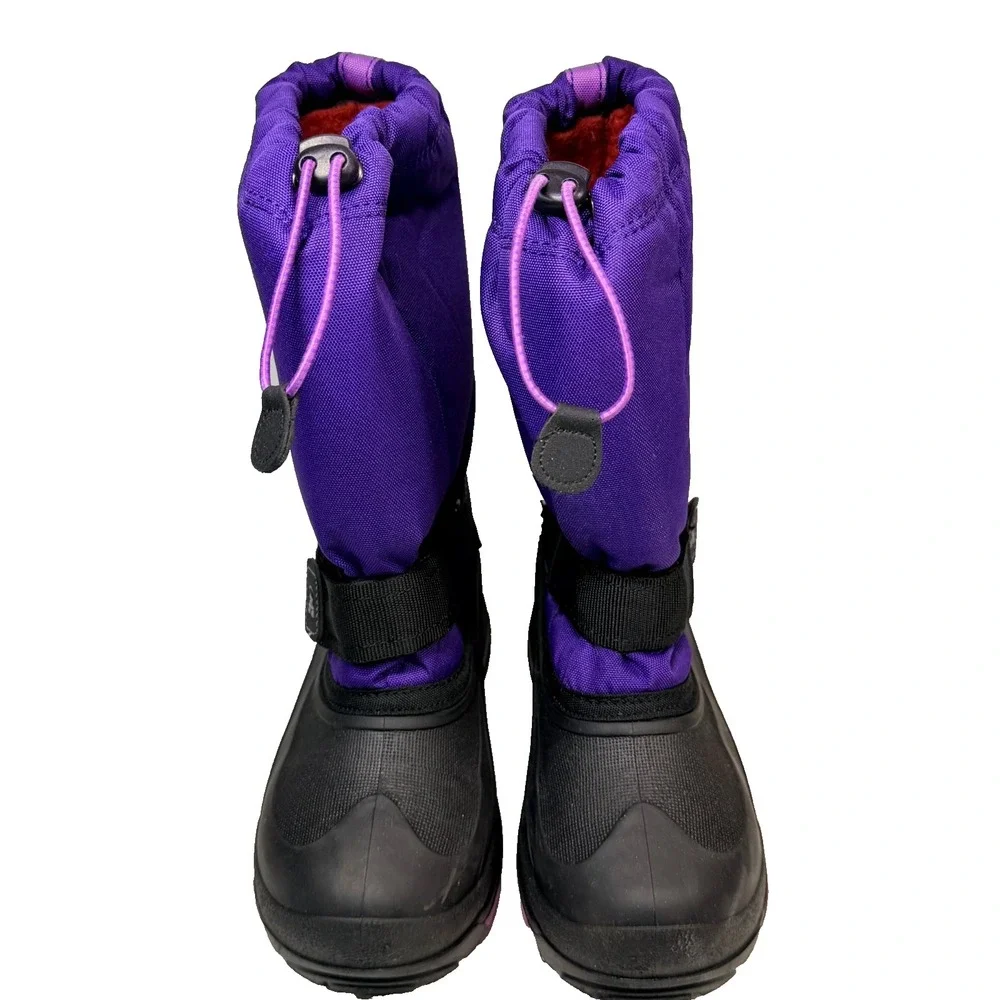 Kamik Youth Rocket Insulated Winter Snow Boots Purple Waterproof Size 4 NWT